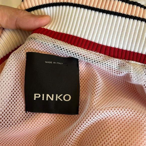 Pinko Bomber Pink Size 4  70's Inspire, Farrah Fawcett  Chic. - Picture 7 of 14